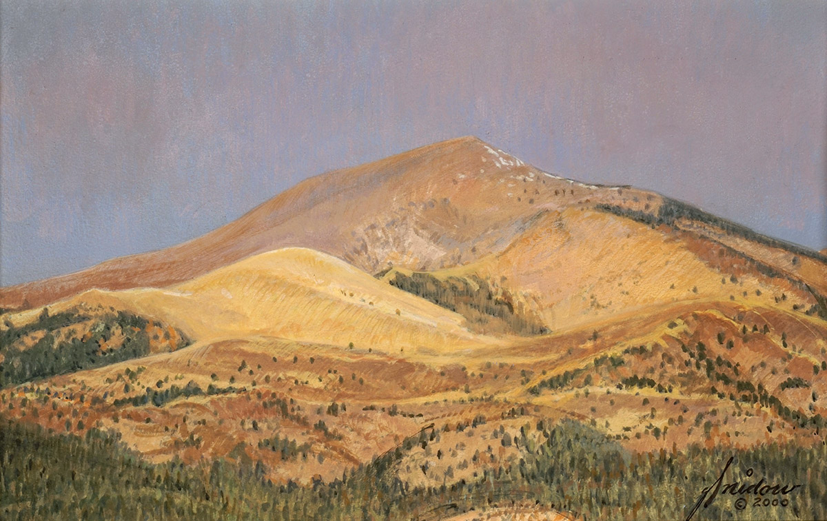 Sierra Blanca Sketch by Gordon Snidow